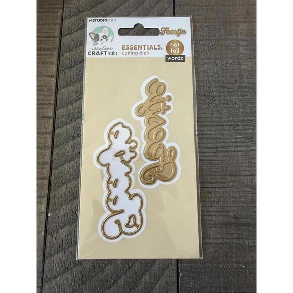 Other - Studio Light Essentials Cutting Dies Hot Foil Wordz- Feestie